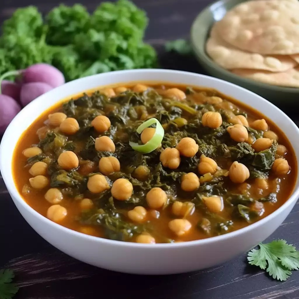 Palak Chhole recipe