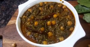 Palak Chhole recipe