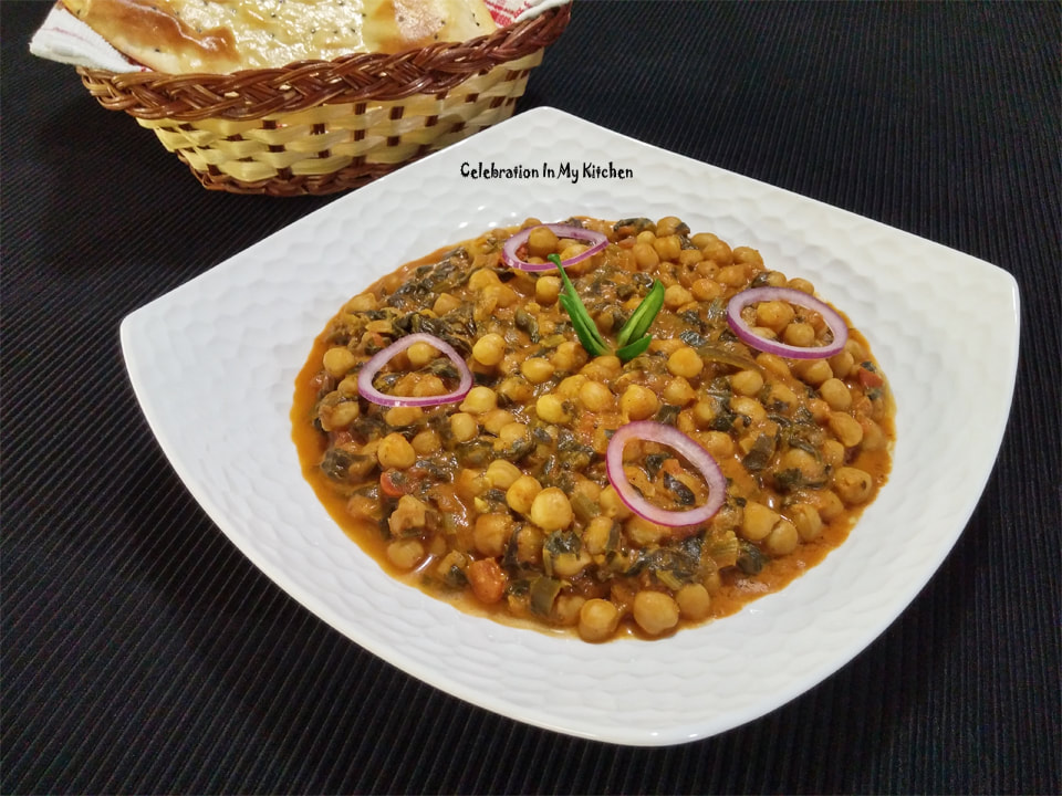 Palak Chhole recipe