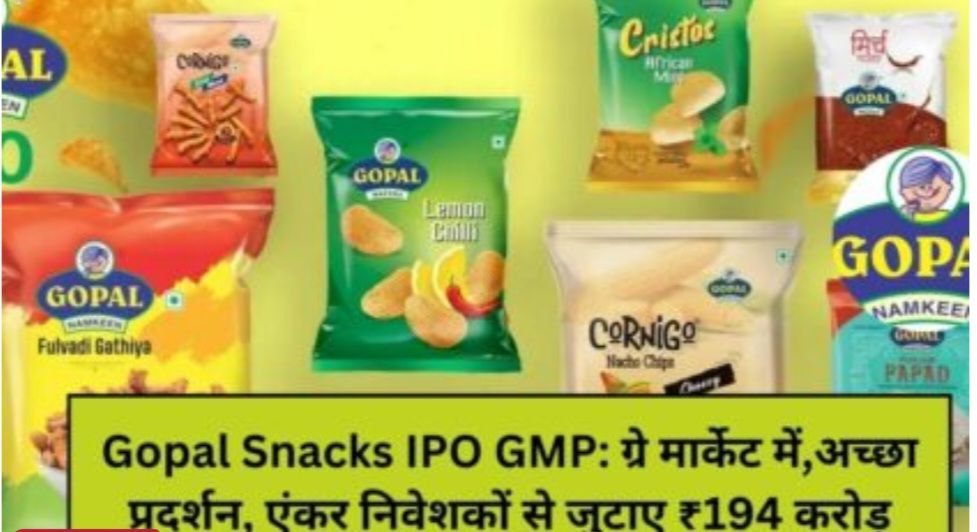 Gopal snacks IPO GMP